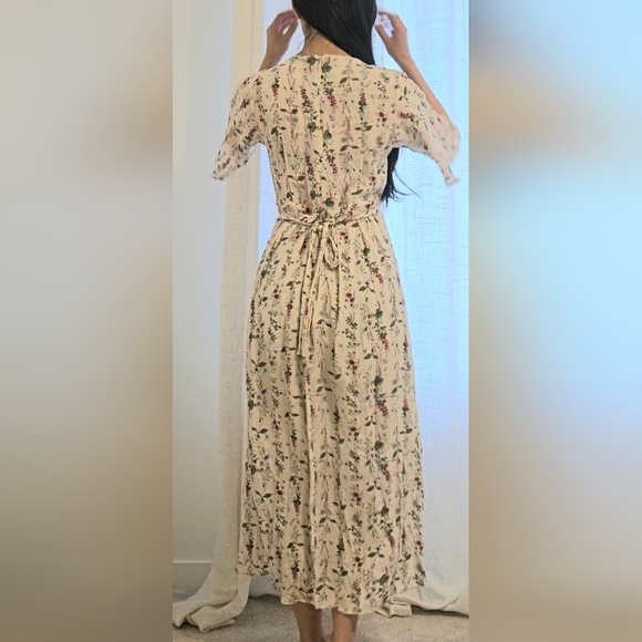 COTTAGECORE ROMANTIC Wrap Maxi Dress - Picture 3 of 7